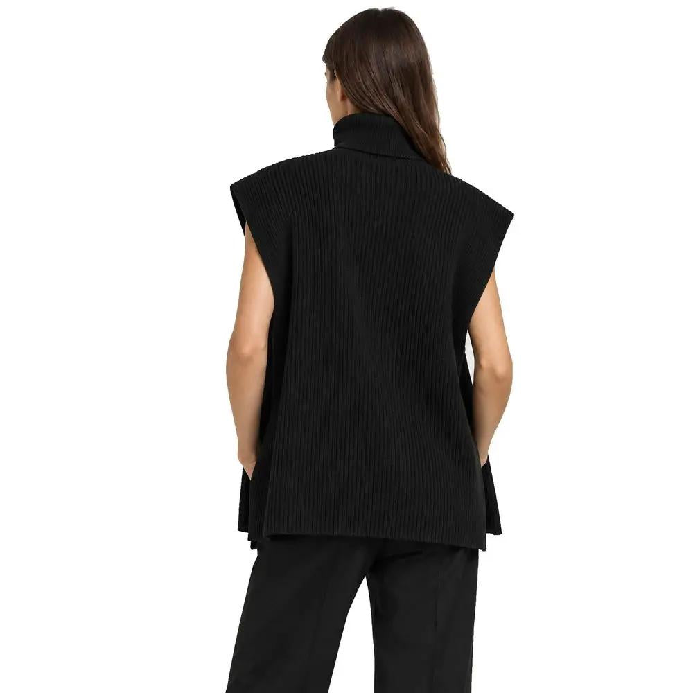 Gilet en cachemire noir Max Mara