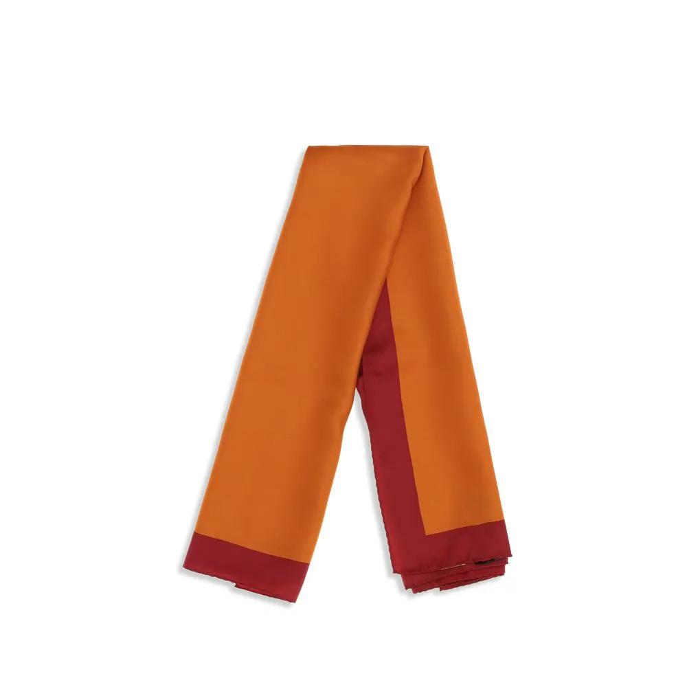Saint Laurent Saint Laurent Orange Silk Foulard