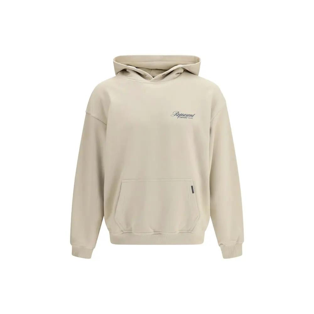Represent Beige Cotton Sweatshirt