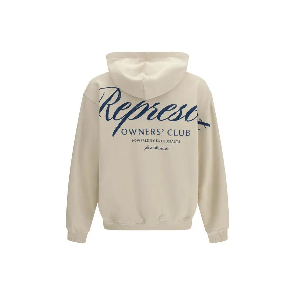 Represent Beige Cotton Sweatshirt