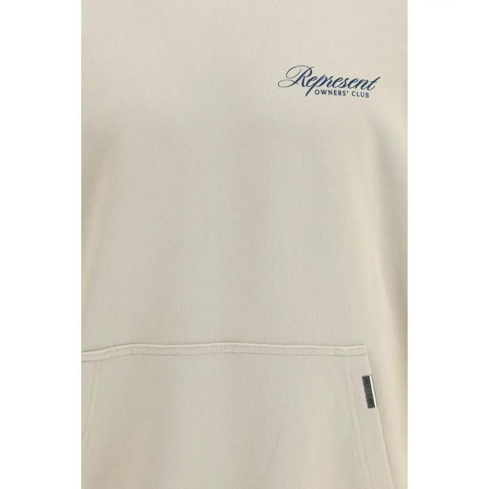Represent Beige Cotton Sweatshirt
