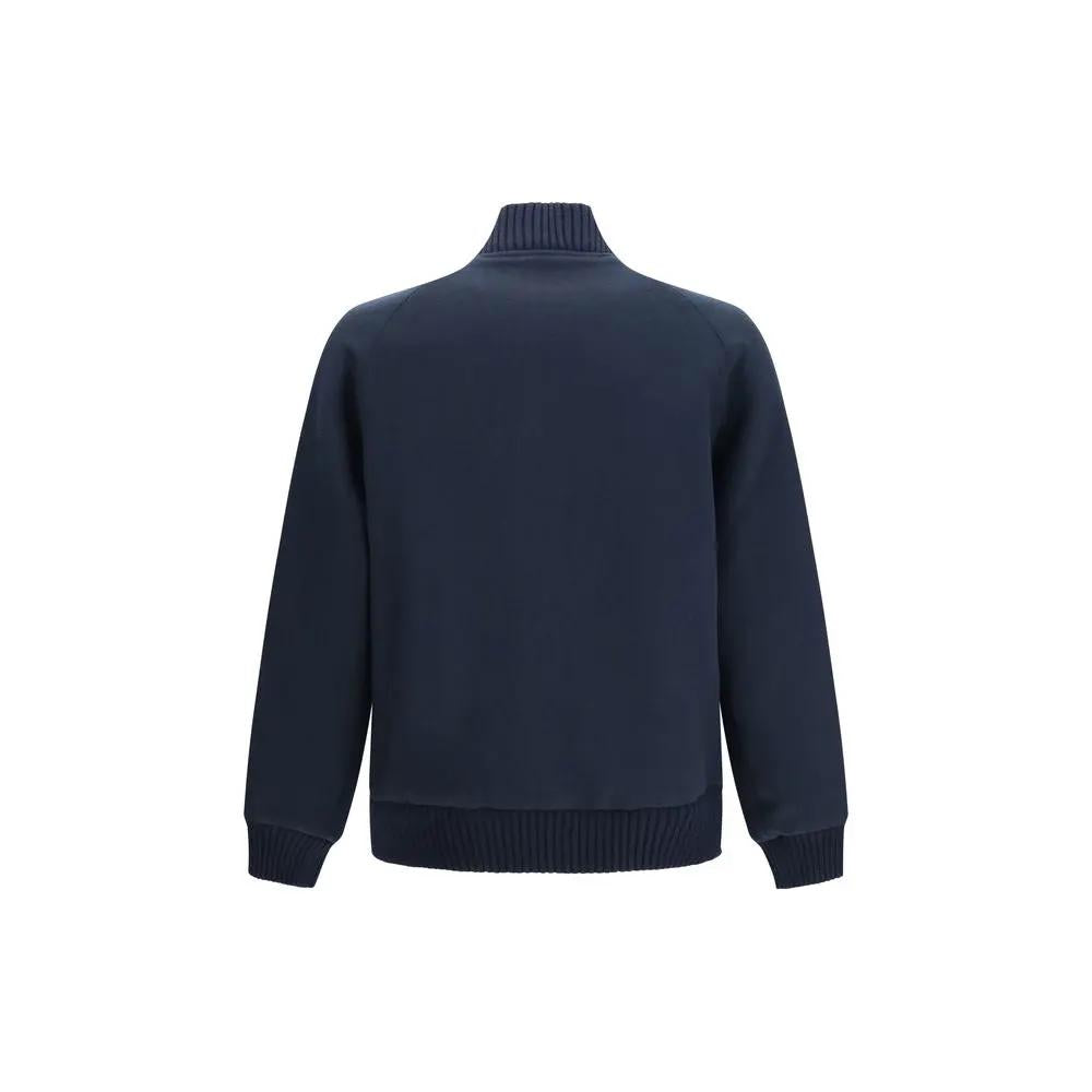 Woolrich Blue Wool Oves Aries Bomber