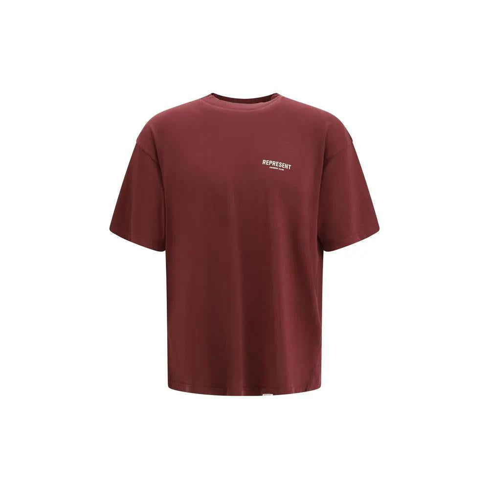 T-shirt en coton Bordeaux Represent