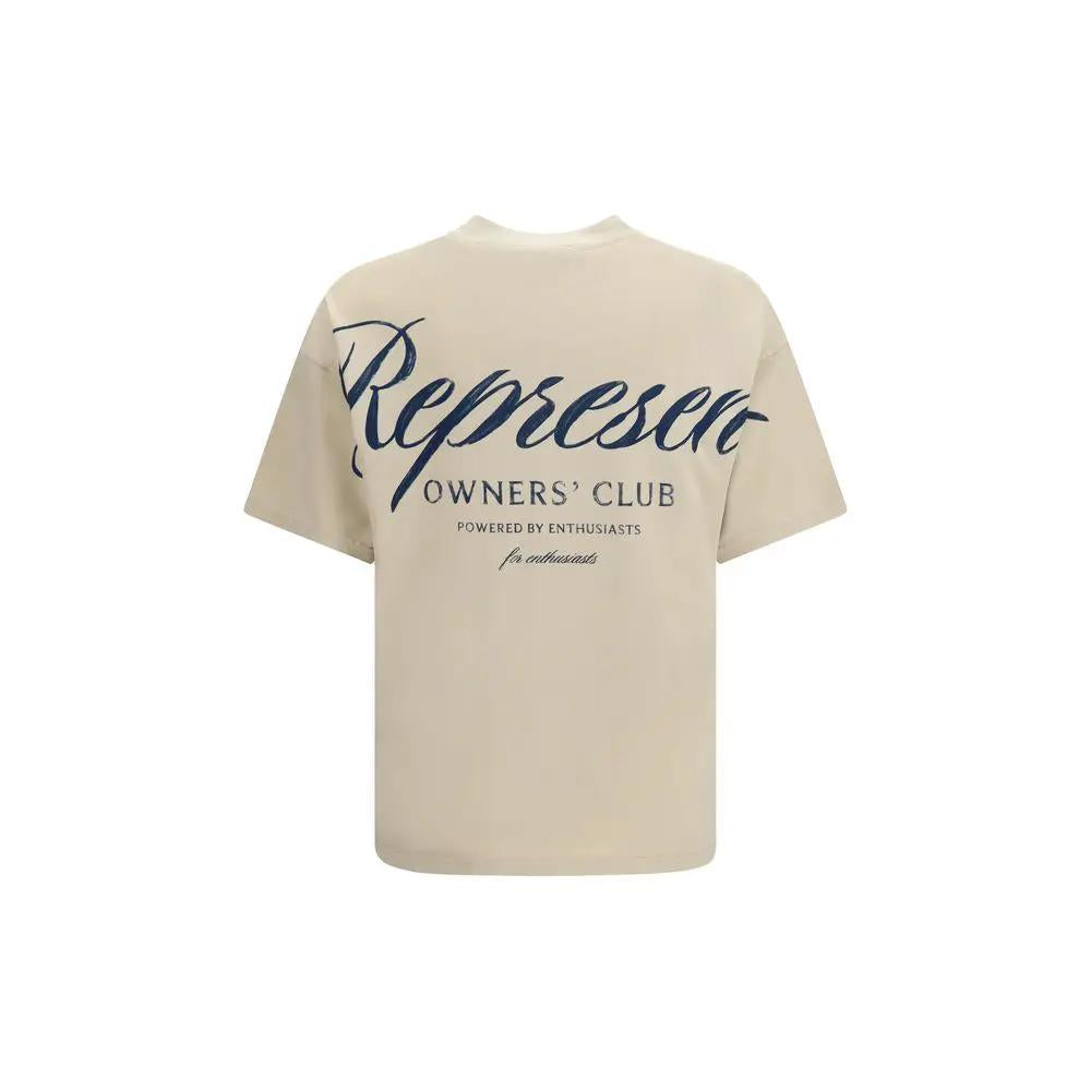 Represent Beige Cotton Sweatshirt