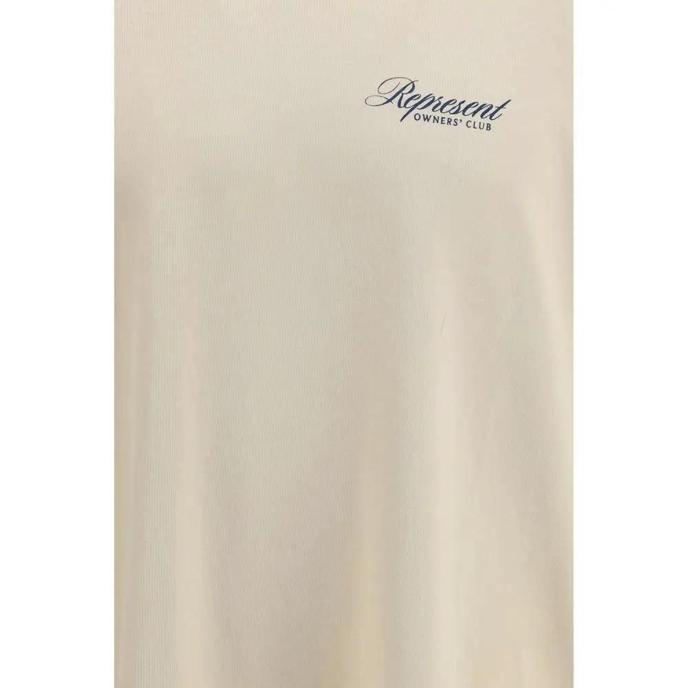 Represent Beige Cotton Sweatshirt