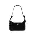 Vivienne Westwood Black Suede Leather Shoulder Bag
