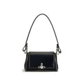 Sac à main Vivienne Westwood en cuir de veau noir Bos Taurus