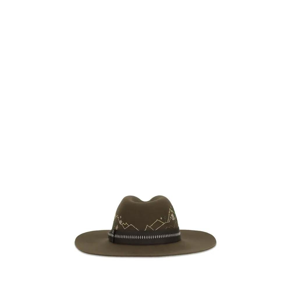 Golden Goose Bicolor Wool Oves Aries Fedora