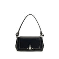 Sac à main Vivienne Westwood en cuir de veau noir Bos Taurus