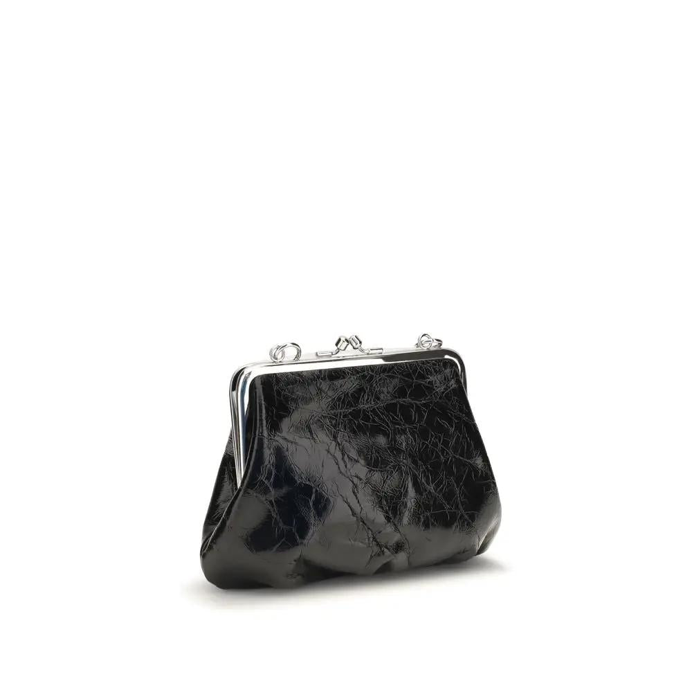 Portefeuille Vivienne Westwood en cuir de veau noir Bos Taurus