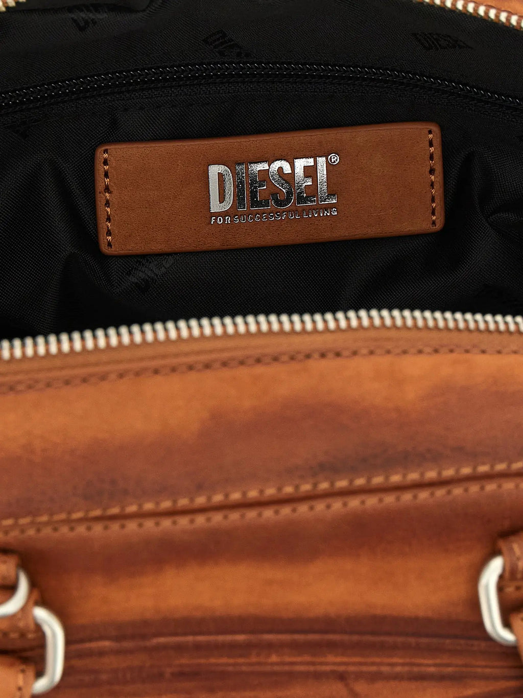Sac à bandoulière Diesel marron en autres fibres