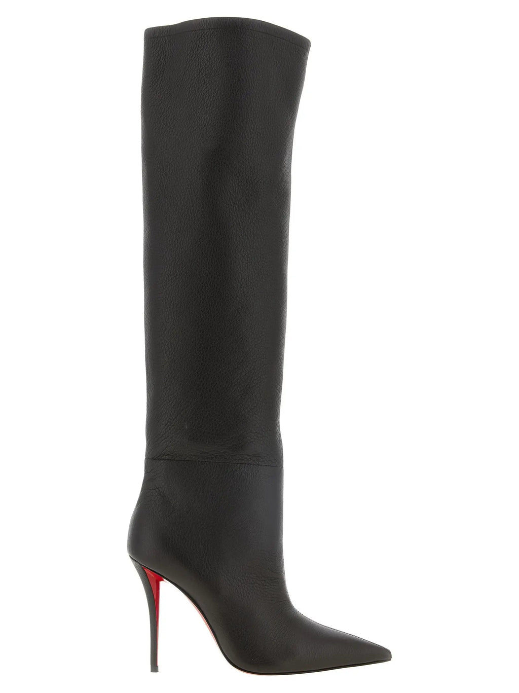 Cuissardes Christian Louboutin en peau de chèvre marron