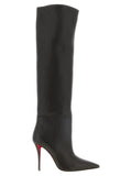 Cuissardes Christian Louboutin en peau de chèvre marron