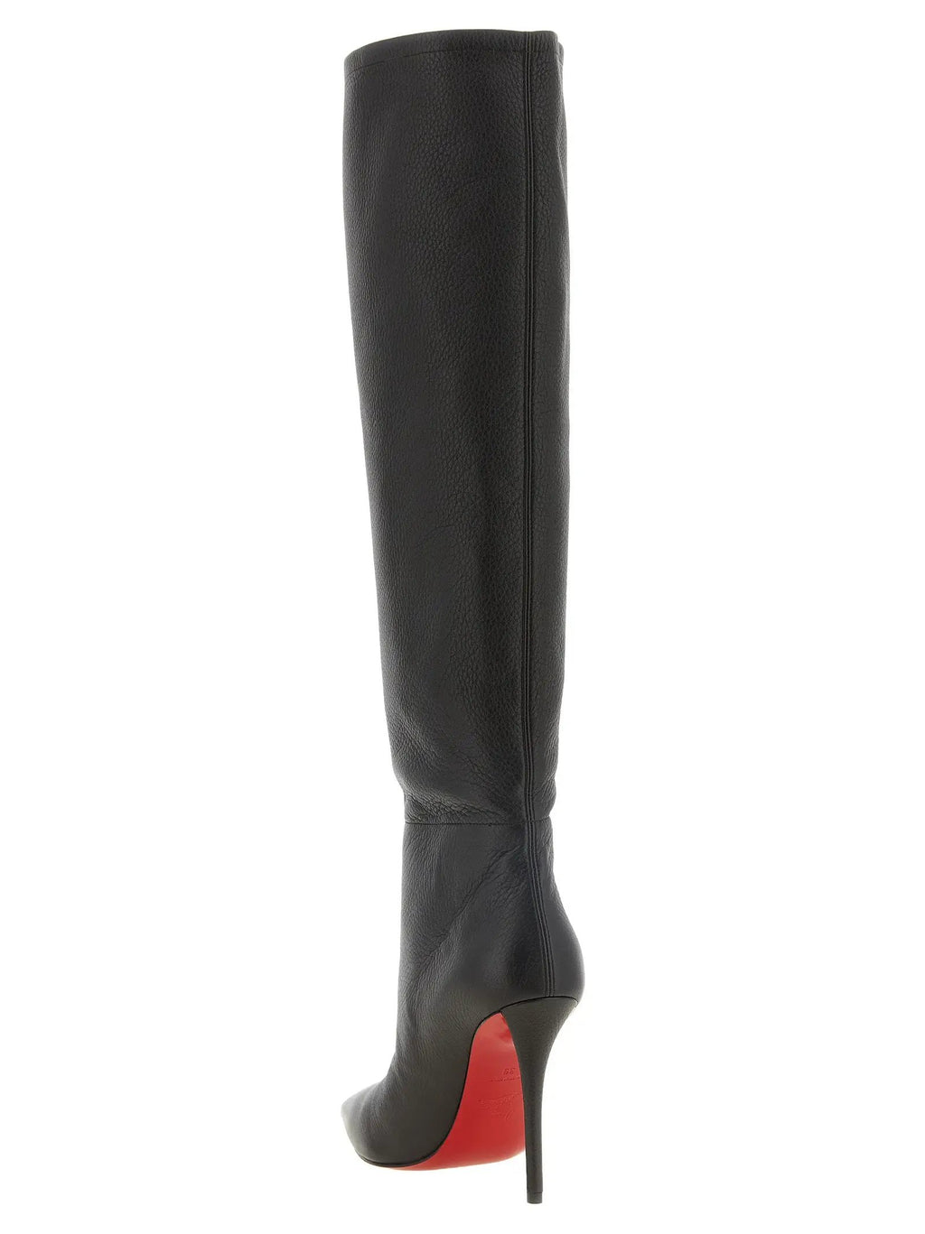Cuissardes Christian Louboutin en peau de chèvre marron