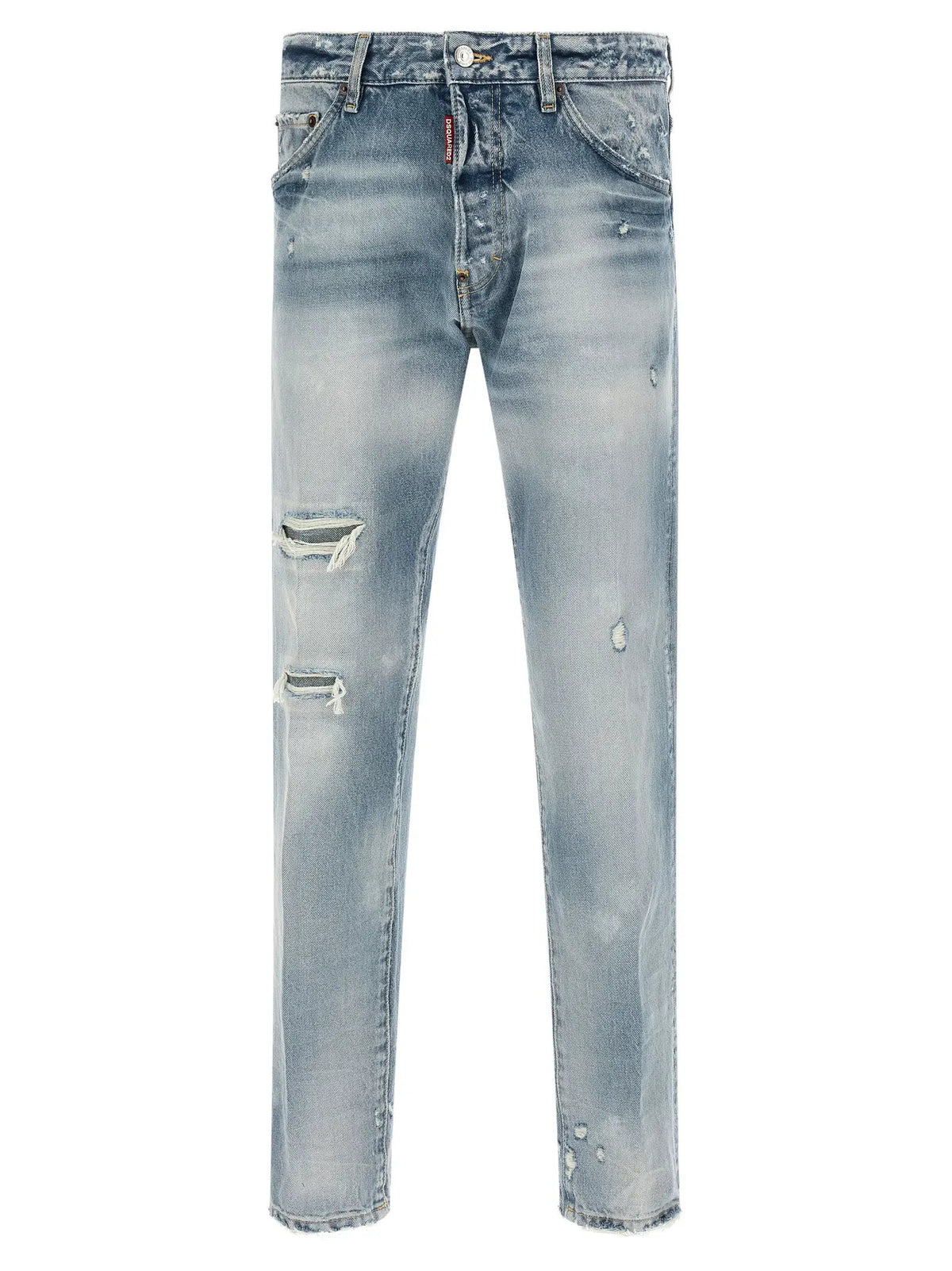 Jean fuselé en coton bleu Dsquared²