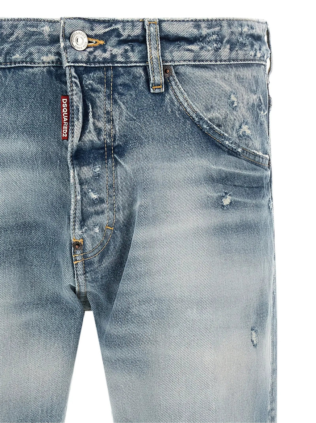 Jean fuselé en coton bleu Dsquared²
