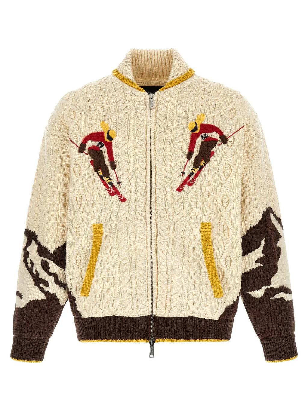 Dsquared² Multicolor Wool Cardigan