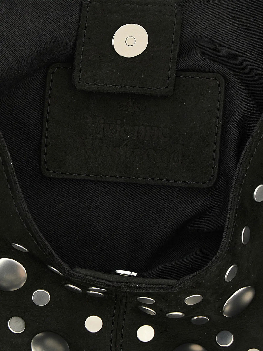 Sac à bandoulière Vivienne Westwood en cuir de vachette noir