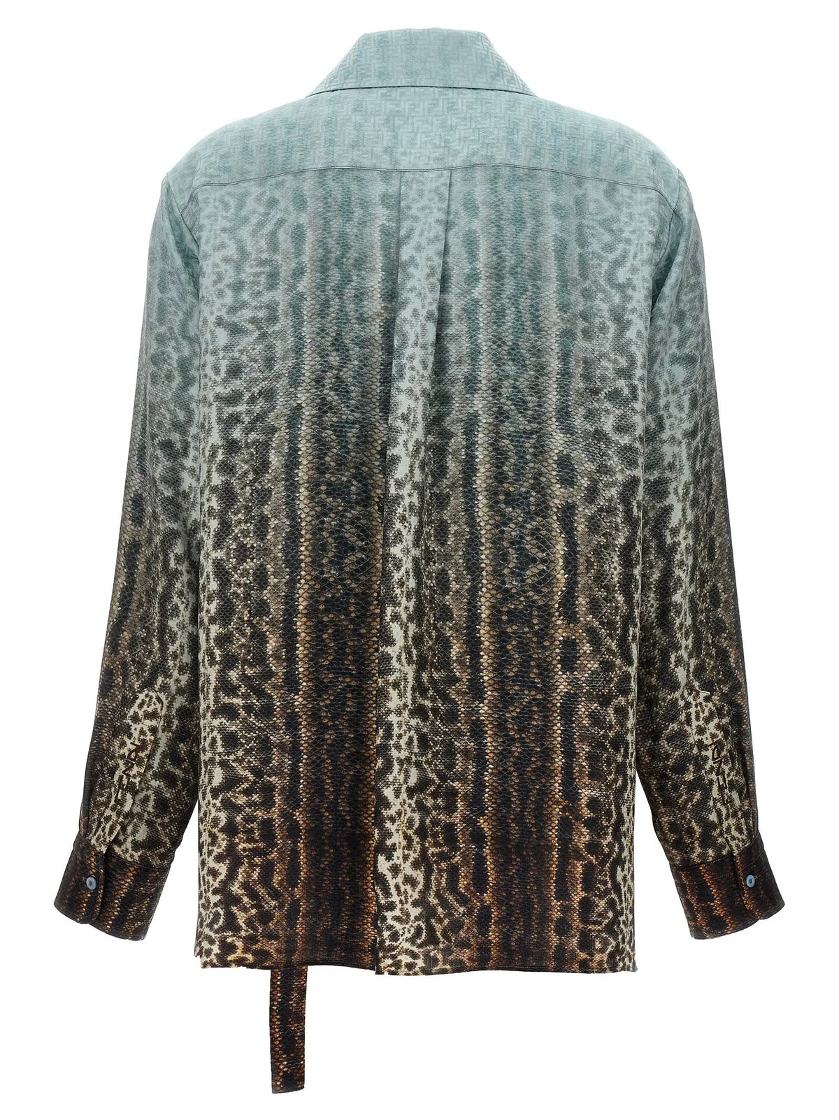 Chemisier Fendi en soie multicolore