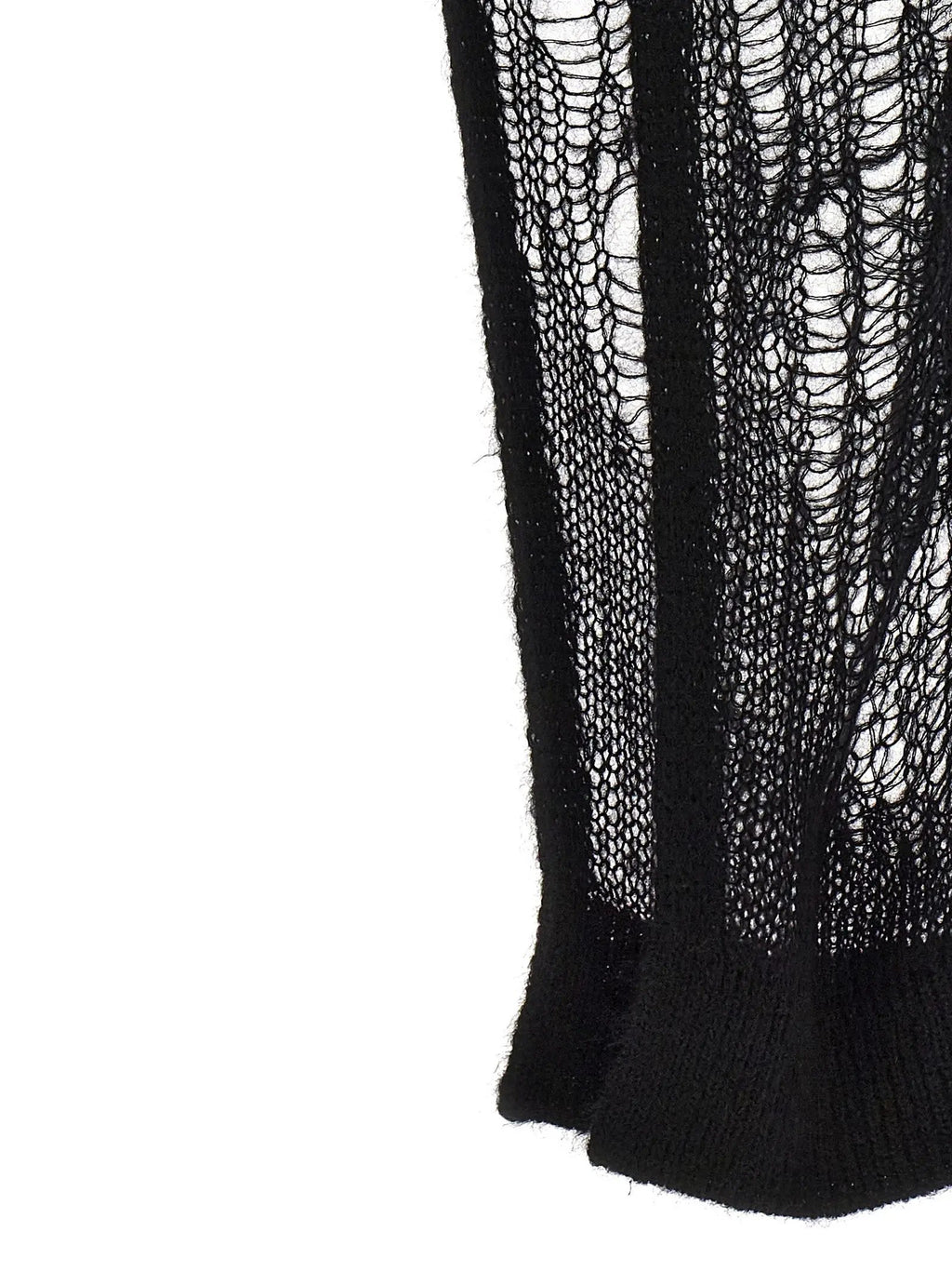 Mini-jupe Rick Owens en nylon noir
