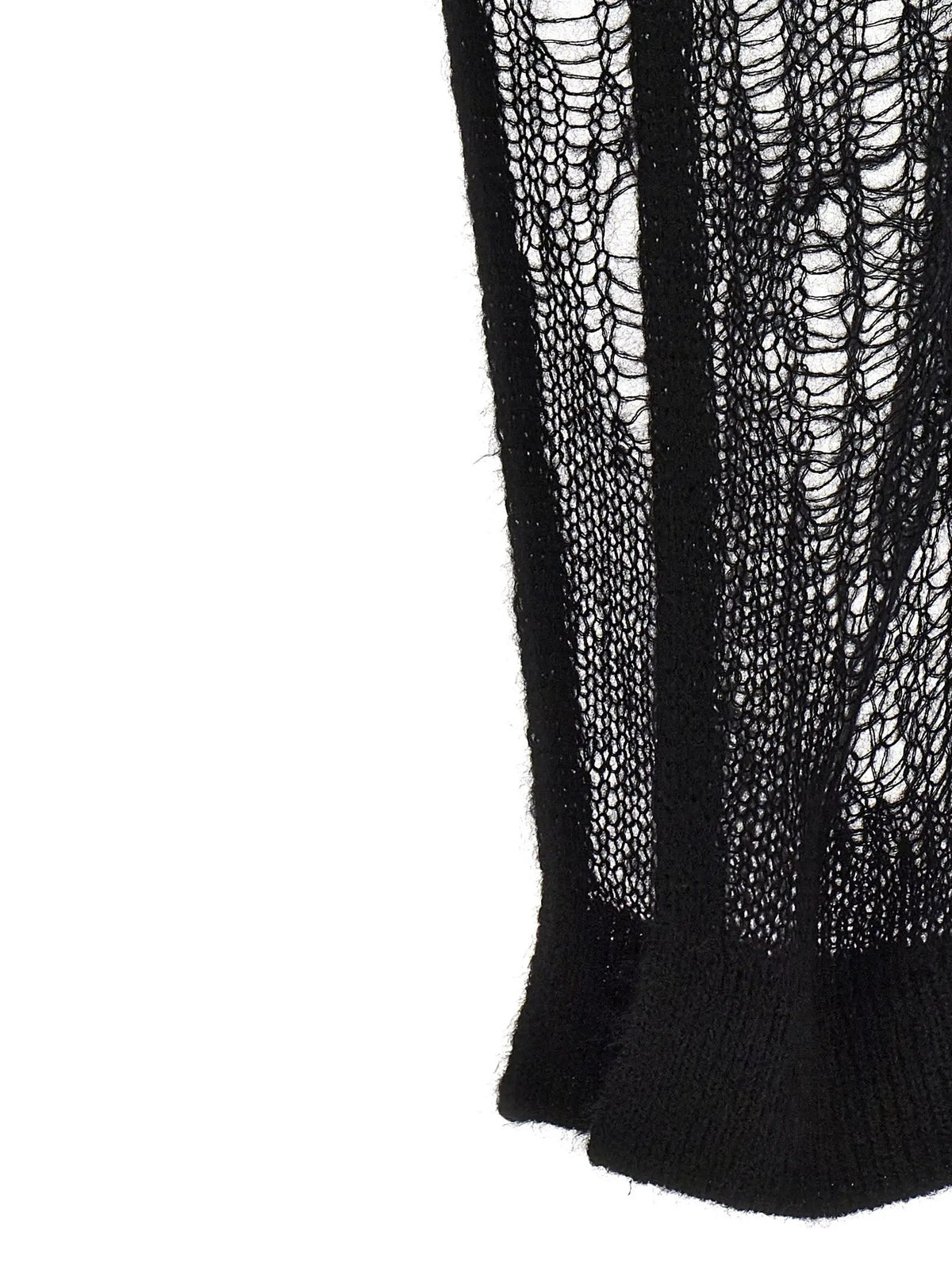Mini-jupe Rick Owens en nylon noir