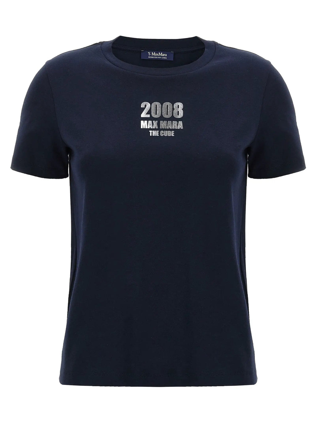 T-shirt bleu en coton «S Max Mara»
