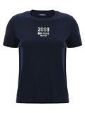 T-shirt bleu en coton «S Max Mara»