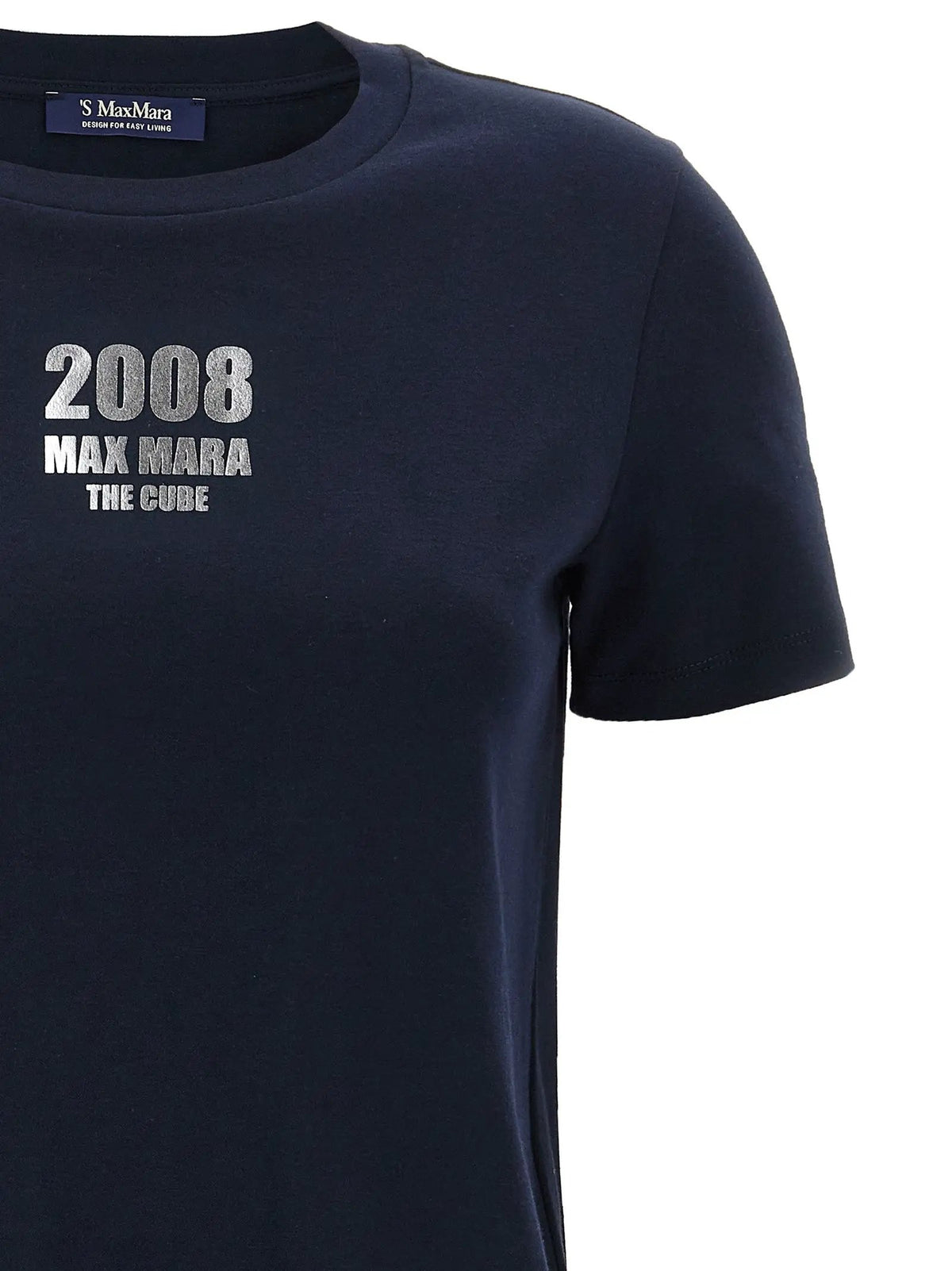 T-shirt bleu en coton «S Max Mara»