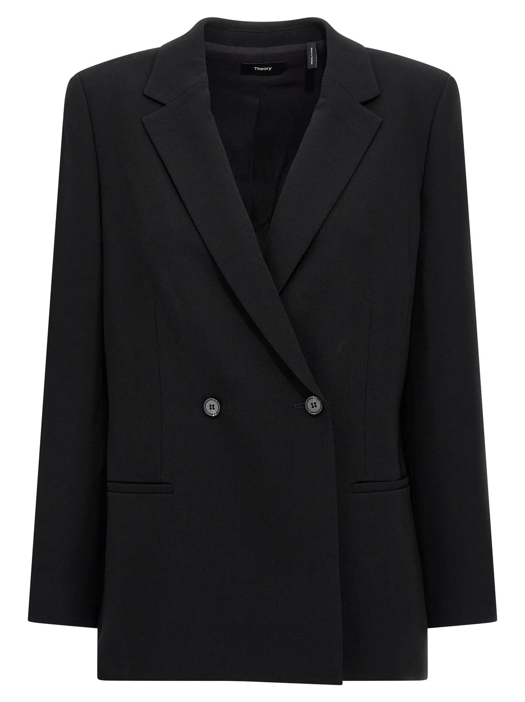 Theory Black Triacetate Blazer