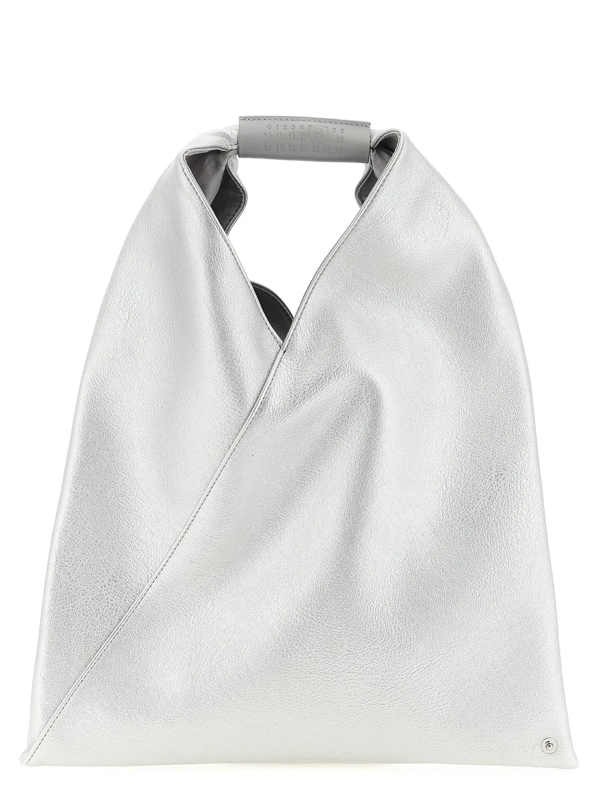 Sac à main MM6 Maison Margiela en polyéthylène argenté