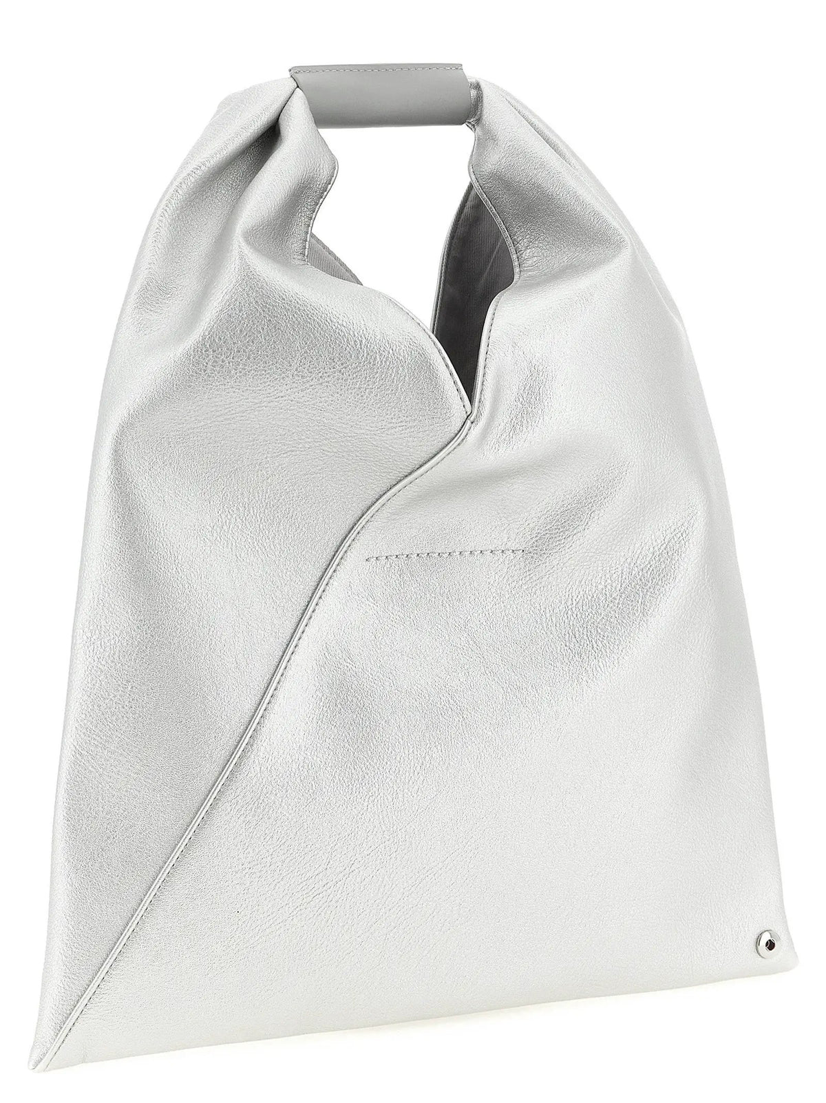 Sac à main MM6 Maison Margiela en polyéthylène argenté