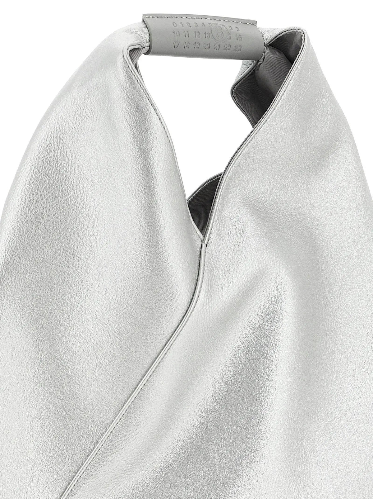 Sac à main MM6 Maison Margiela en polyéthylène argenté