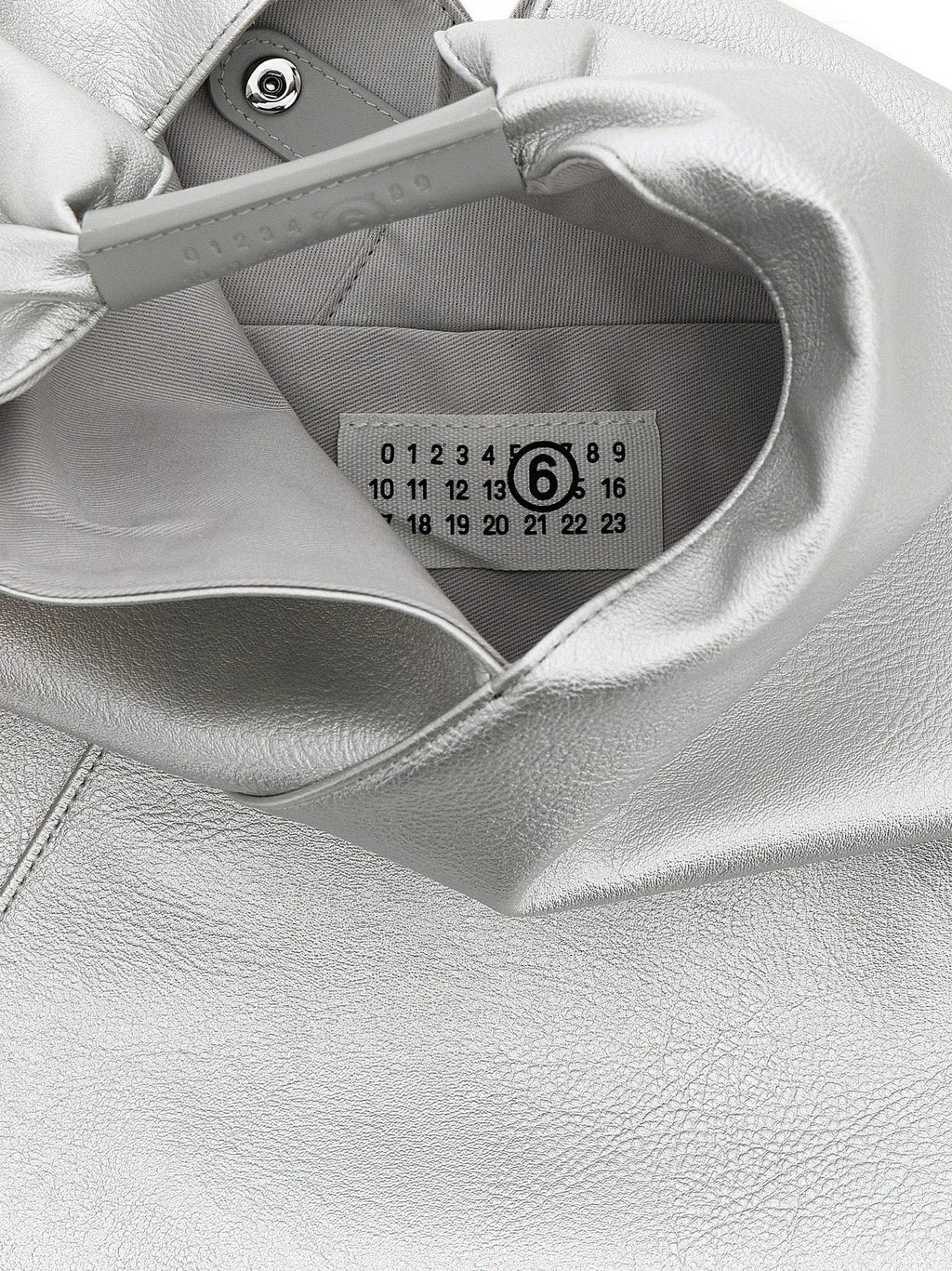 Sac à main MM6 Maison Margiela en polyéthylène argenté