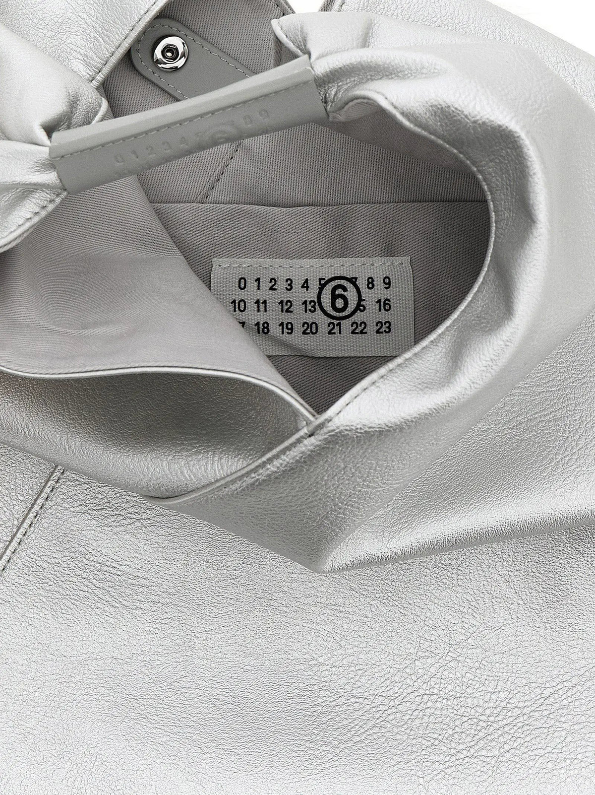 Sac à main MM6 Maison Margiela en polyéthylène argenté