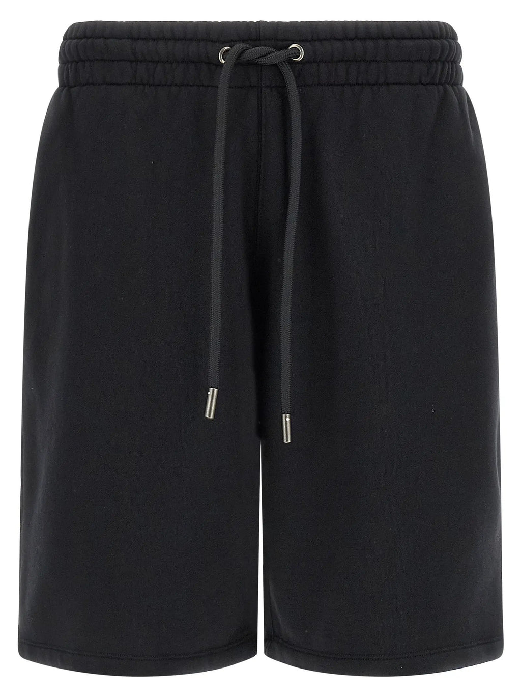 Off-White Black Cotton Bermuda Shorts