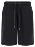Off-White Black Cotton Bermuda Shorts