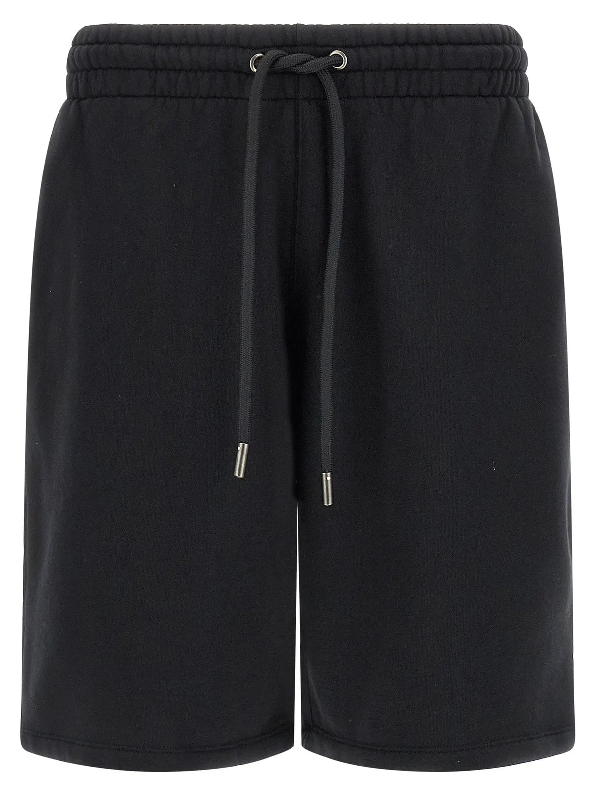 Off-White Black Cotton Bermuda Shorts