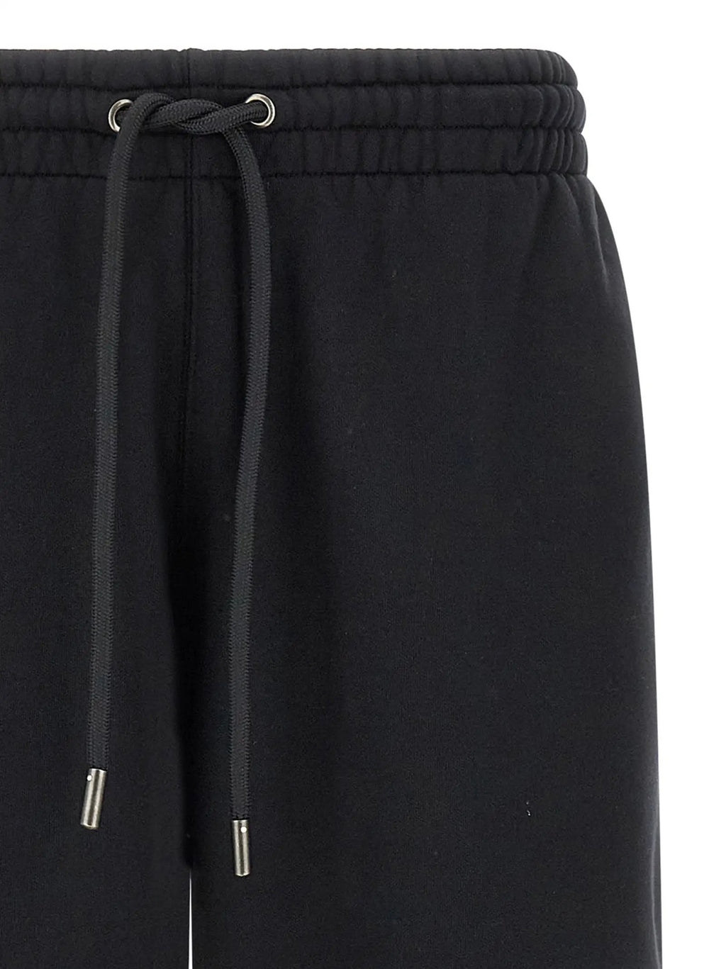 Off-White Black Cotton Bermuda Shorts