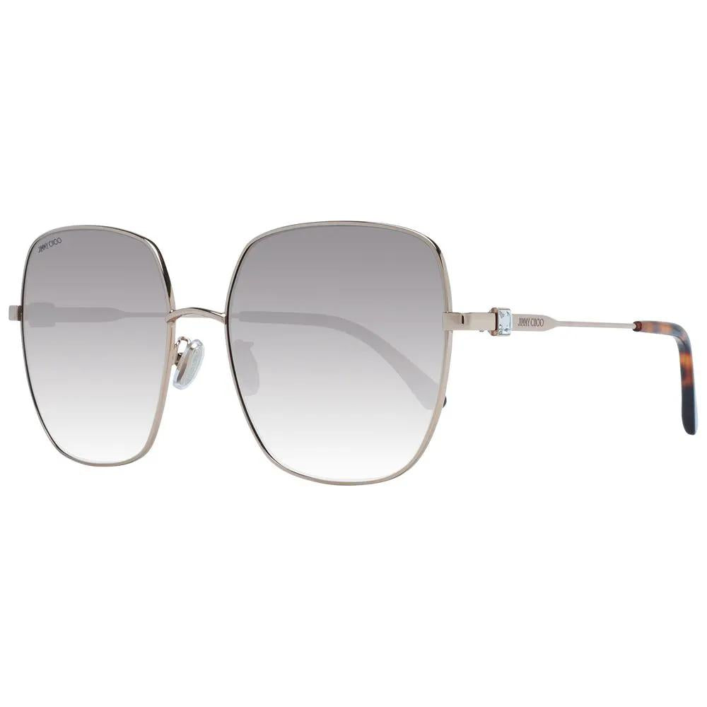 Lunettes de soleil Jimmy Choo en métal doré