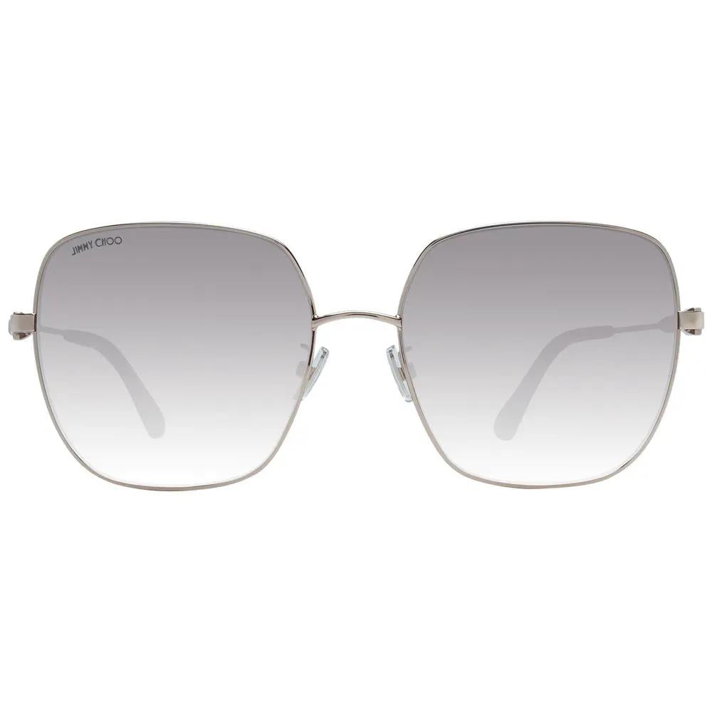 Lunettes de soleil Jimmy Choo en métal doré
