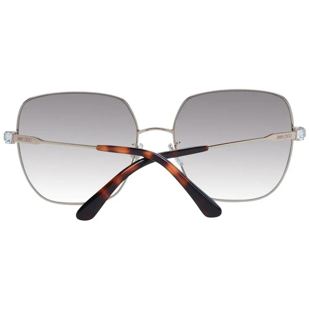 Lunettes de soleil Jimmy Choo en métal doré