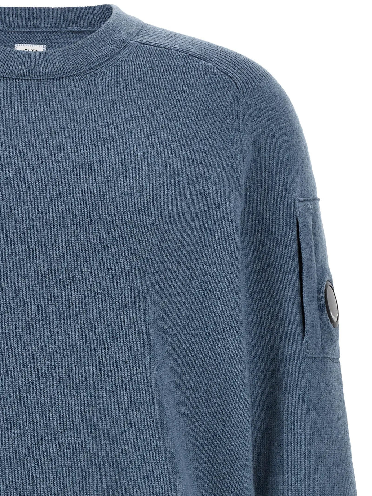 Cardigan en laine bleu C.P. Company