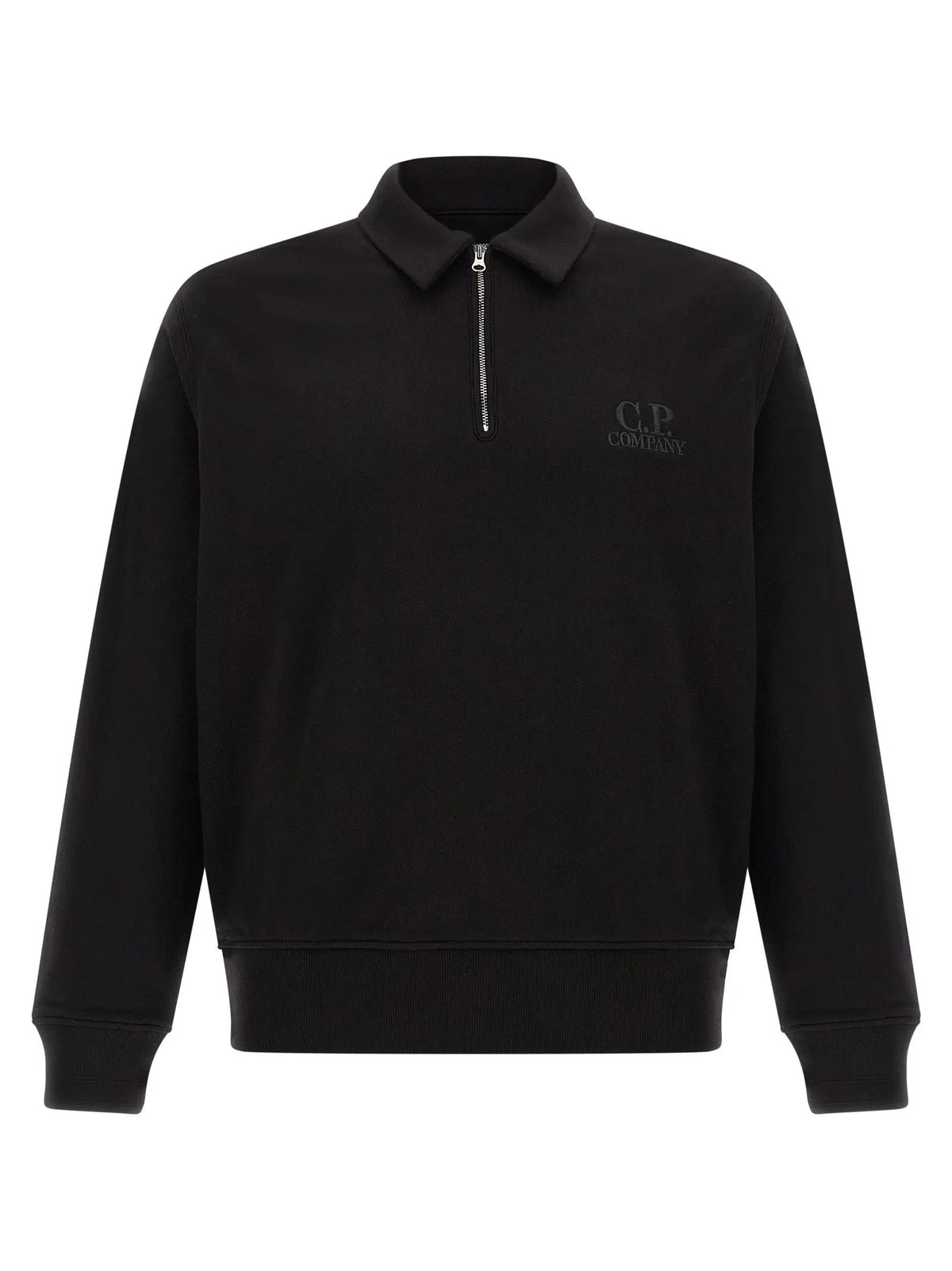 C.P. Company Black Cotton Sweatshirt