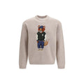 Maison Kitsuné Beige Wool Oves Aries Sweatshirt