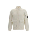 Cardigan C.P. Company en laine blanc Oves Aries