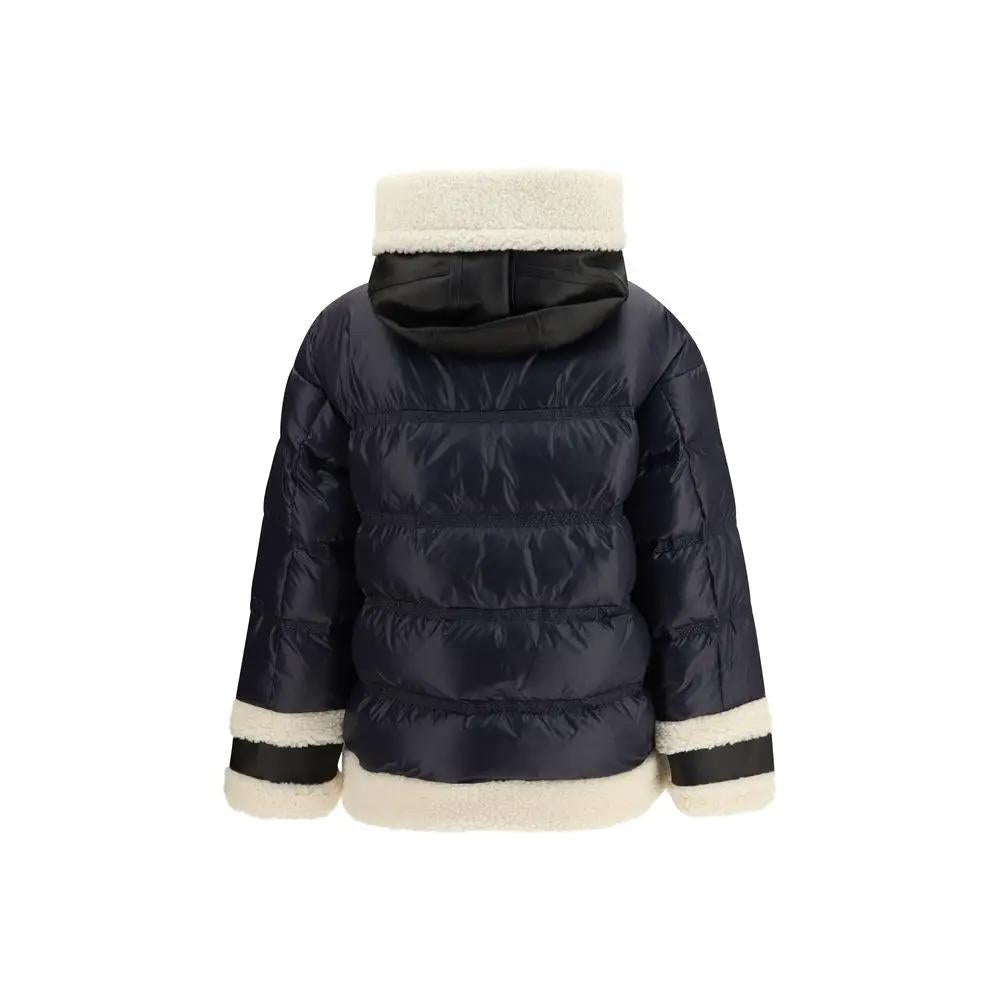 Peuterey Blue Polyamide Full-Length Jacket