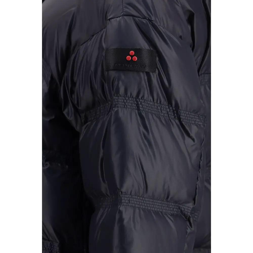 Peuterey Blue Polyamide Full-Length Jacket