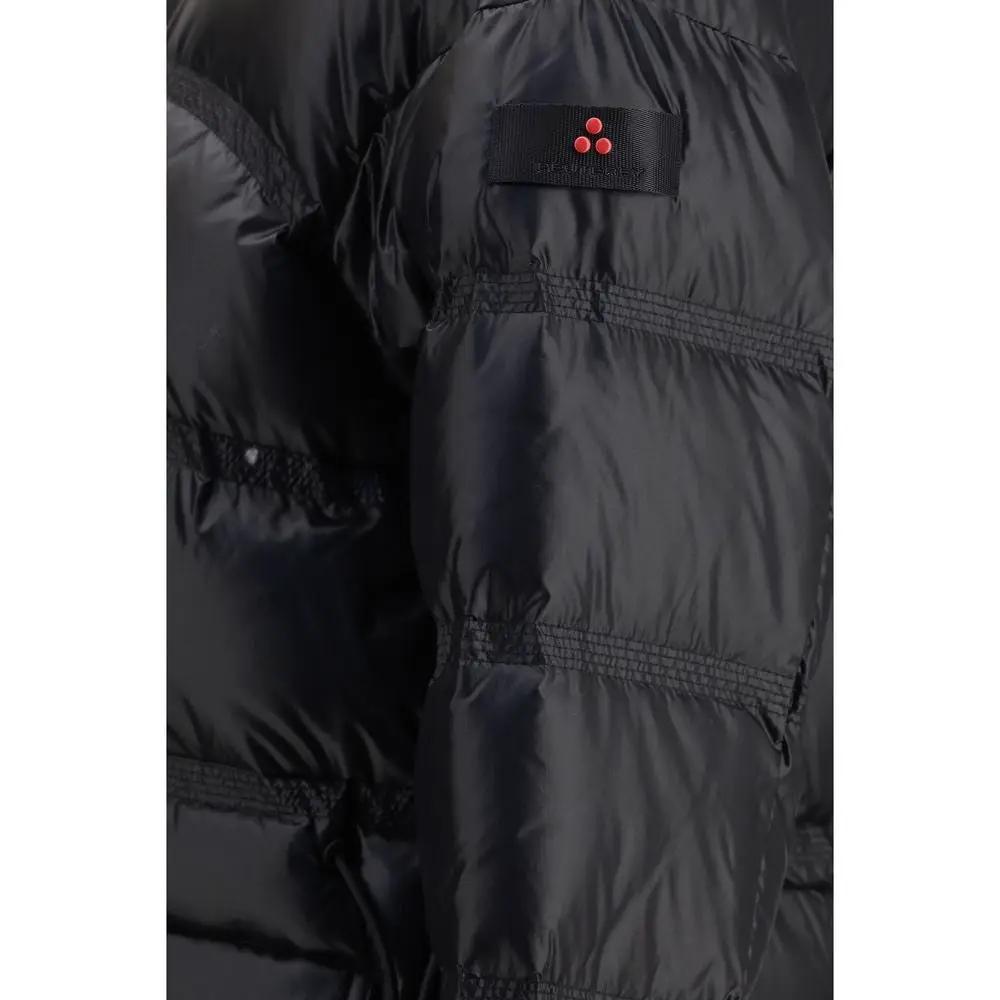 Peuterey Black Polyamide Full-Length Jacket