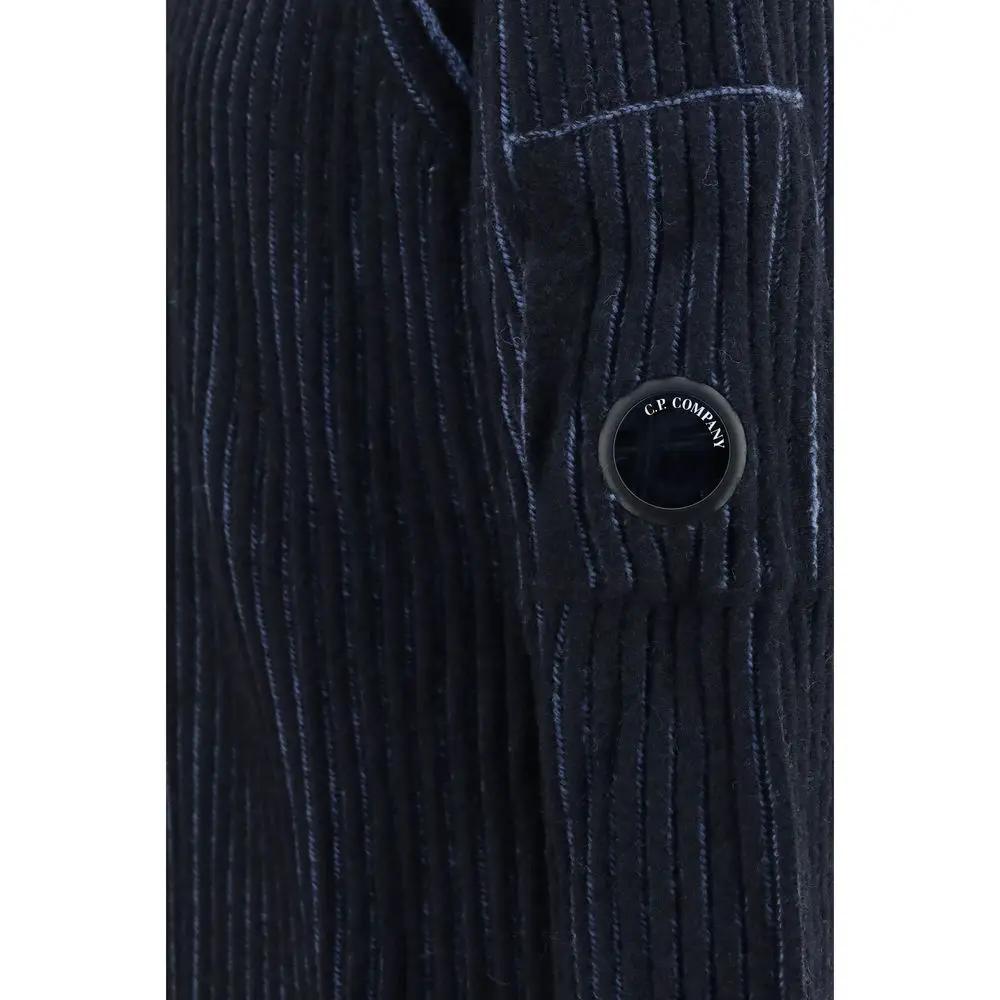 C.P. Company Blue Polyamide Cardigan