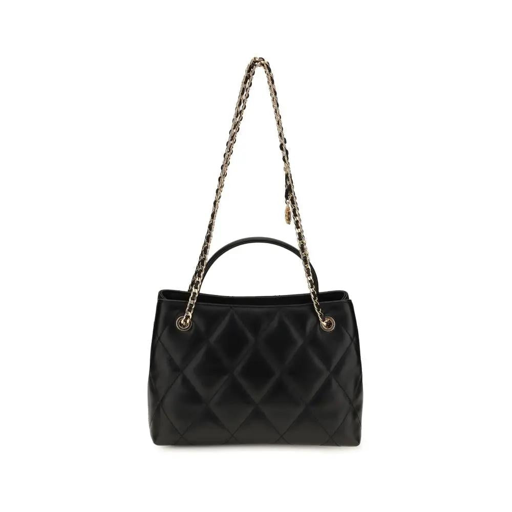 Sac à bandoulière en cuir de veau noir Bos Taurus Tory Burch